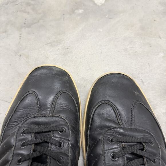 Piloti Avenue Driving Shoes Mens 11 Black Leather Low Top Sneakers Racing Casual main image 9